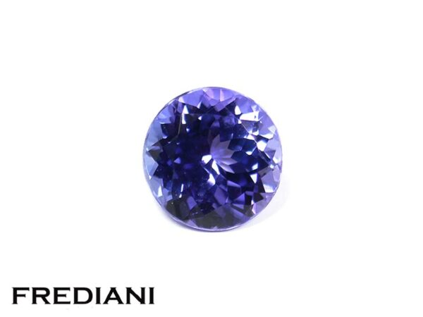 Tanzanite ronde 7.1 mm de 1.61 carat