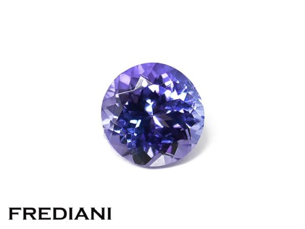 Tanzanite ronde 7.2 mm de 1.64 carat
