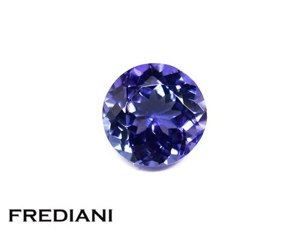 Tanzanite ronde 6.9 mm de 1.64 carat