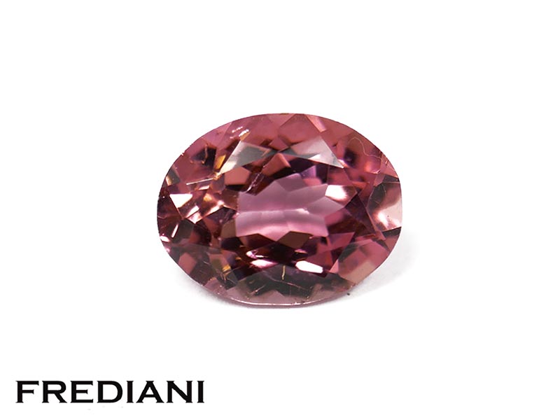 Tourmaline rose ovale