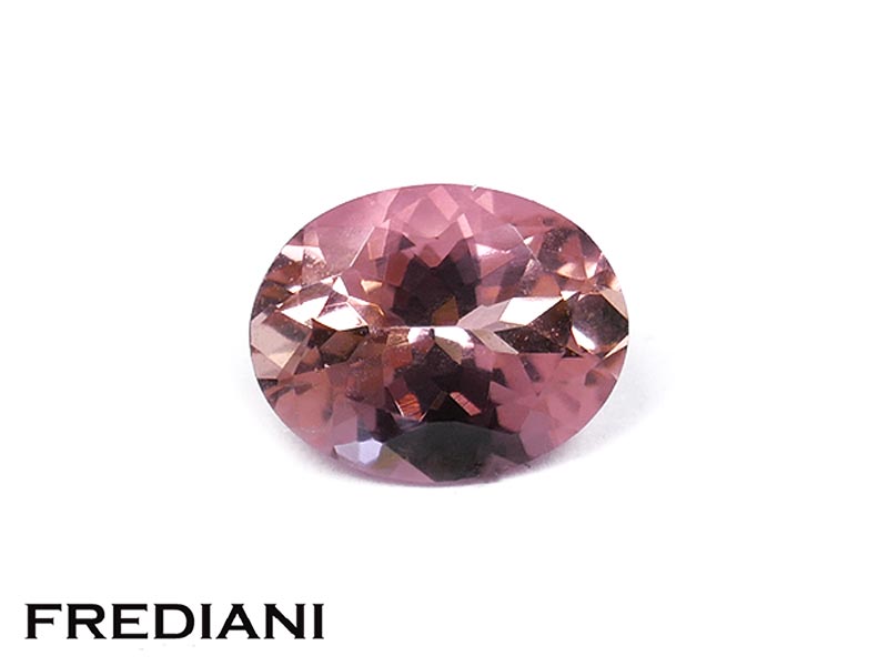 Tourmaline rose ovale