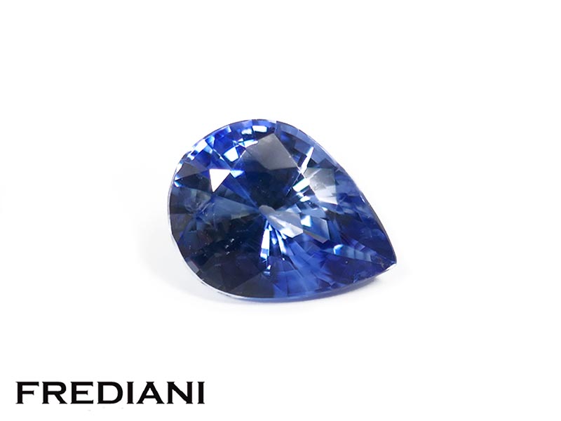 Saphir bleu poire