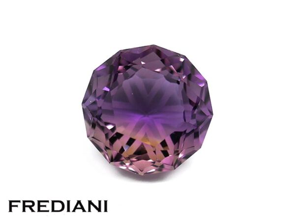 Amétrine ronde 12 mm de 6.21 carats