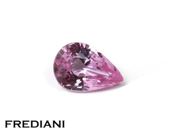 Saphir rose poire 59x40 de 0.46 carat
