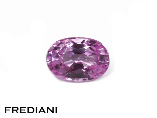 Saphir rose ovale 60x42 de 0.60 carat