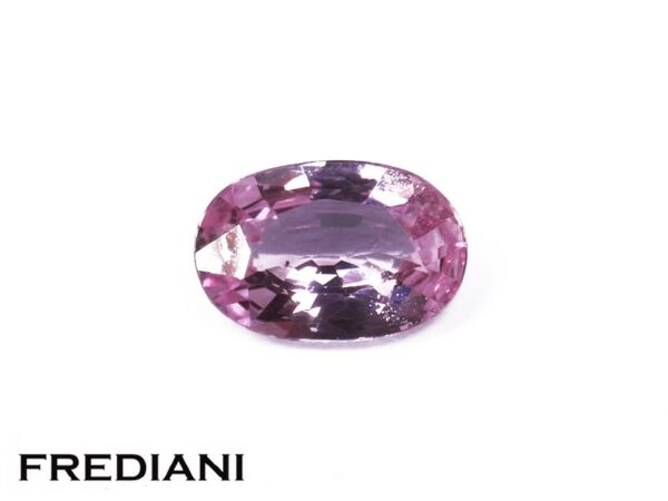 Saphir rose ovale 60x41 de 0.54 carat