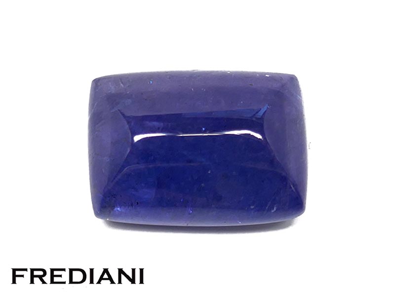 Tanzanite cabochon rectangulaire