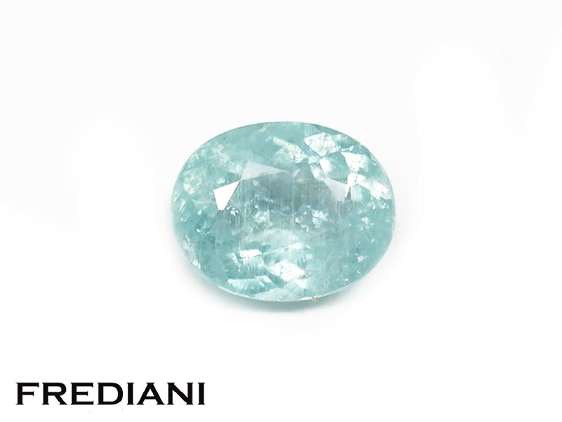 Tourmaline Paraïba bleue ovale