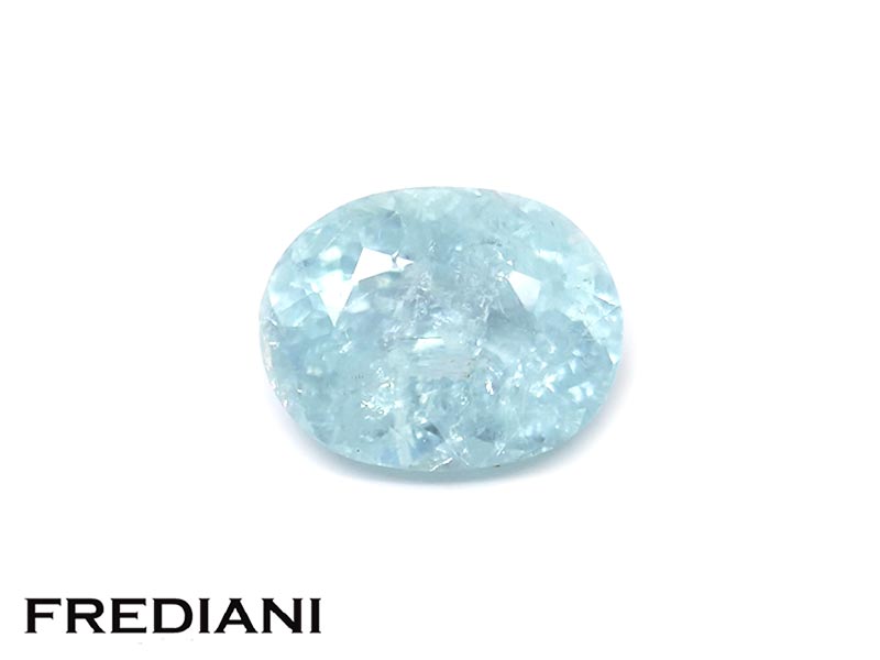 Tourmaline Paraïba bleue ovale