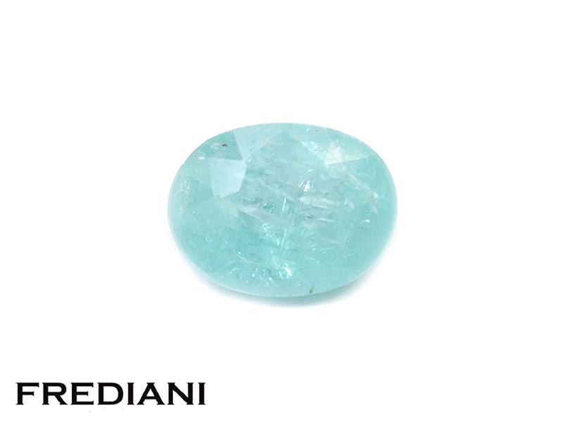 Tourmaline Paraïba bleue ovale
