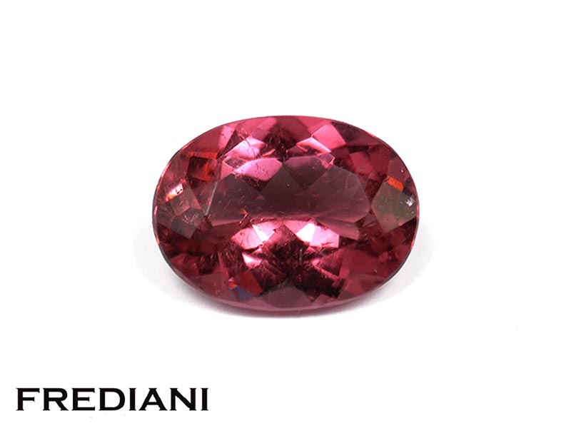 Tourmaline rose ovale
